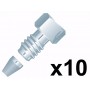 Nut & Ferrule for Rheodyne Valve, Metal Tubing