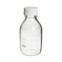 Waste Bottle 500mL with Drilled GL45 Cap